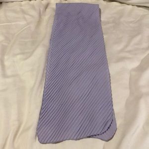 Vintage Purple Ribbed Scarf